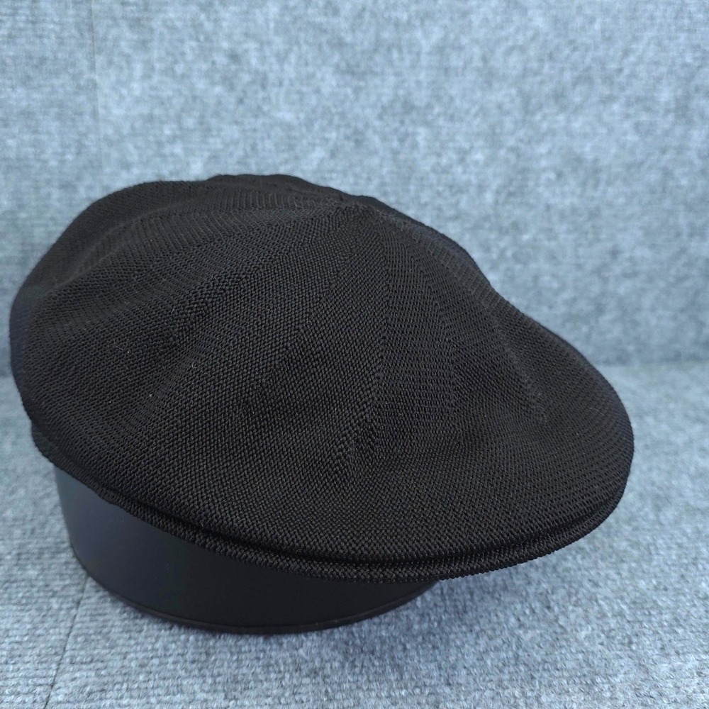 Broner Hat Flat Cap Ivy Mens Large Black Newsboy Driver Scally Golf Classic